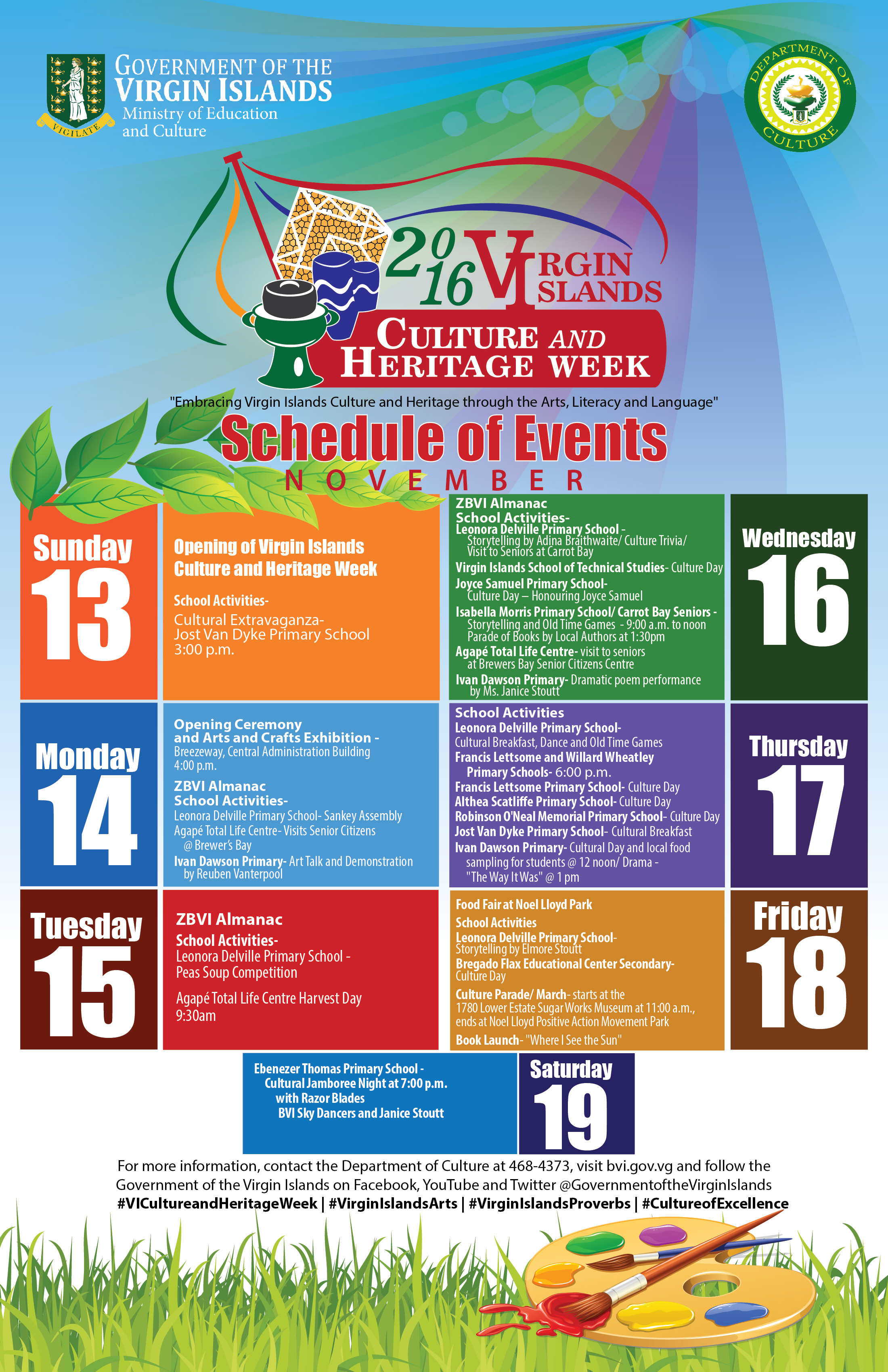 Virgin Islands Culture And Heritage Week Begins Sunday
