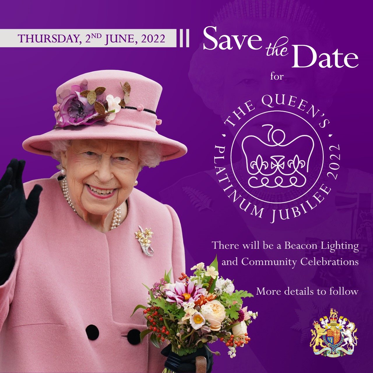 Save The Date For The Queen's Platinum Jubilee 2022 | Government of the