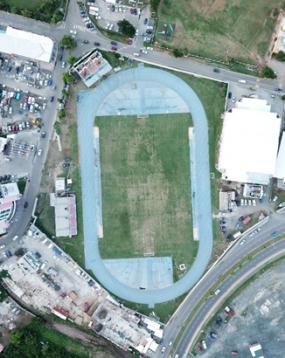repair works begin on a o shirley grounds track government of the repair track
